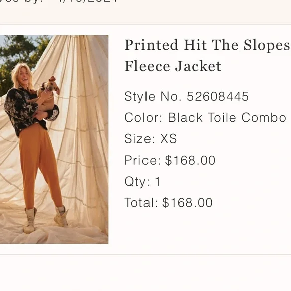 Free People Hit The Slopes Fleece Jacket - Picture 7 of 7
